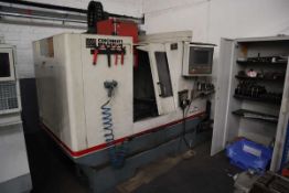 Cincinnati Milacron Sabre 750 CNC machining centre, together with an Acramatic 2100 control and a