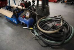 Draper mini compressor, together with various fuel delivery hose and a Macallister electric
