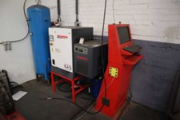 Champion model KA5 packaged air compressor, together with receiver tank