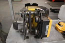 Yale E1A 250kg capacity electric chain hoist with traveller, serial A33867