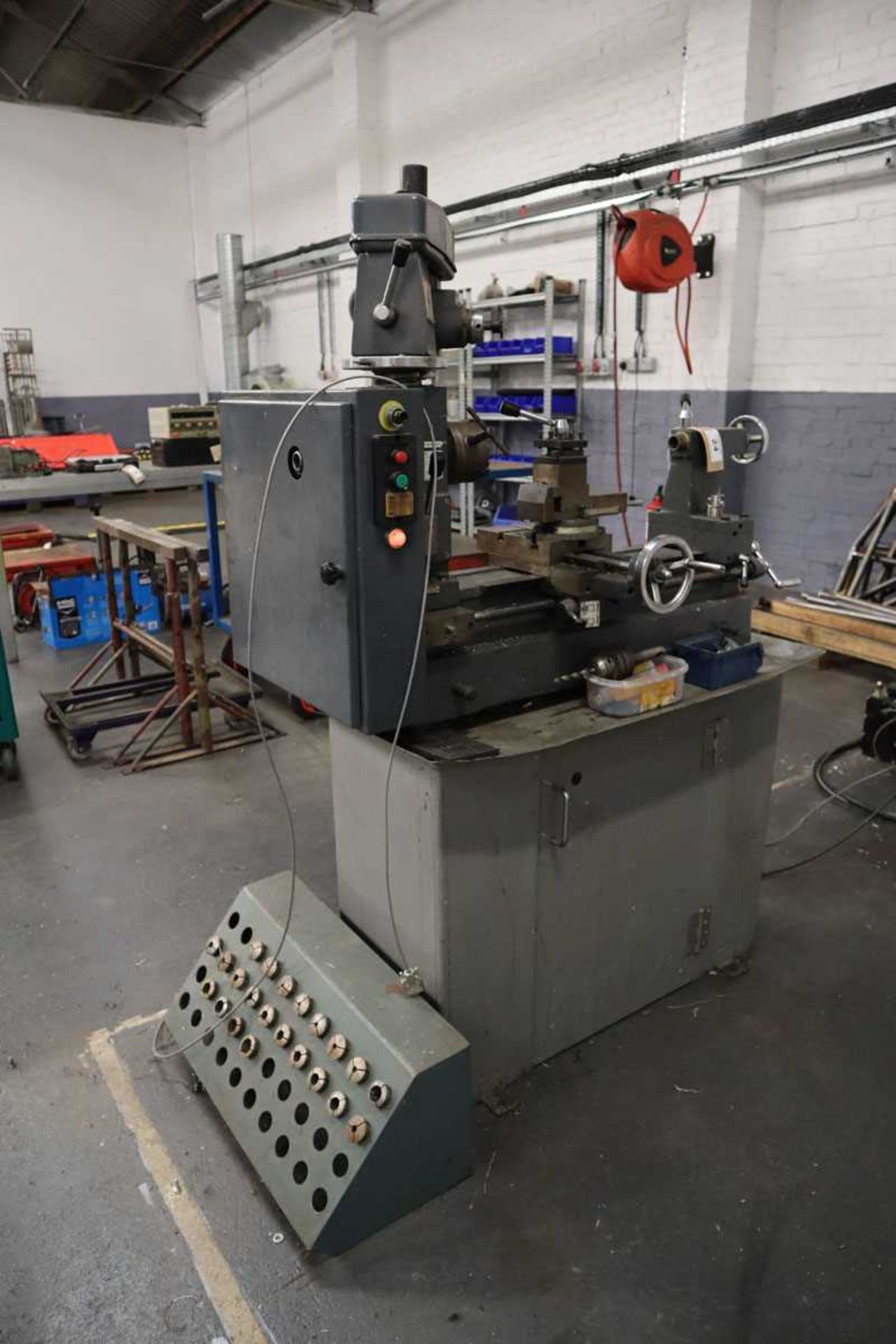 Chester Model B-Super model engineers centre lathe with vertical milling attachment, together with a - Image 7 of 8