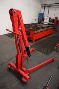 Clarke Strong Arm 1 tonne capacity mobile folding garage floor crane