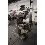 Adcock Shipley Bridgeport universal milling machine, serial 269070178U, with powered table and