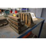 Angle plate together with an adjustable angle plate