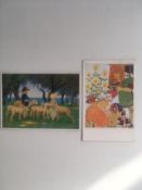 1938 Christmas Themed Post Cards'' By Artists 'GiGi Klima' & 'Schonermark'