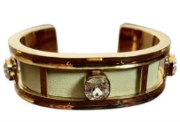 Burberry Pistachio/ Gold Tone Brand New Bracelet