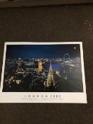 Ten (10) Vintage Posters For London 2000 Exhinbition At The Royal Albert Hall.