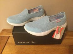Gola “San Luis” Ladies Trainers, Size 3, Powder Blue/Pink - New RRP £33.00
