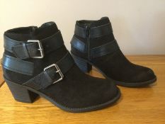 Dolcis “Quincy” Ankle Boots, Size 5, Black - New RRP £49.99