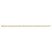 New! Vicenza 9K Yellow Gold Industrial Bracelet
