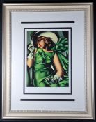 Tamara De Lempicka Limited Edition With Signed Estate (New York) Authentication Certificate.