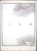 Isle of Man, Douglas Port Iron, Kirk Santon, John Cary’s Antique 1794 Map-47