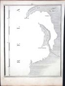 Belfast, Carrickfergus Bay, Downpatrick John Cary’s Antique 1794 230 Year-Old Map-55.