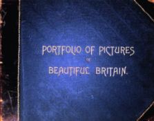 Beautiful Britain The Scenery and the Splendours of the United Kingdom Antique Album.