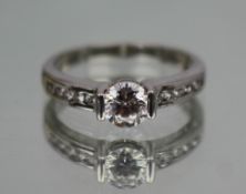 Vintage Silver CZ Ring