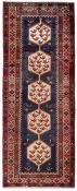 Persian Zanjan Runner Rug Wool 280x109cm