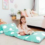 16 x Butterfly Craze Green and White Spots Premium Pillow Bed Covers RRP £29.99