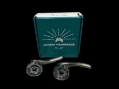 12 x Access Hardware Premium D46 Curved Lever On Rose RRP £35.99