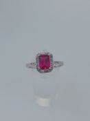 Silver Dress Ring Set With CZ Stones