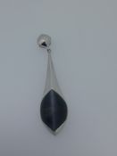 Silver 925 pedant set with cats eye stone