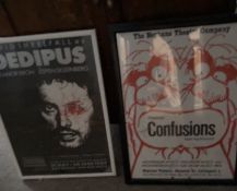 2 Vintage Framed Theatre Posters