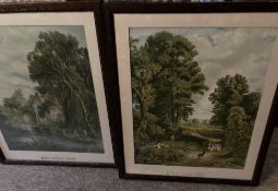 2 Original Oak Framed Pears Prints