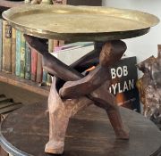 Brass Top Table and Stand