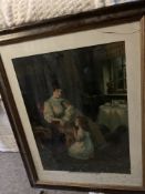 Original Oak Framed Pears Print