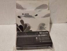 10x E-7021 Ink Cartridge Replacement For Epson T07021 Black
