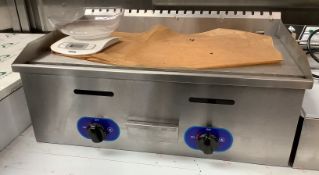 Brand New 2 Burner LPG Hotplate Griddle