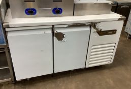 Brand New Stainless Steel 2 Door Undercounter Fridge