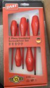 12 x Dart 5 Piece Insulated Screwdriver Set + 17 x Dart 7 Piece Insulated Screwdriver Set
