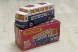 Matchbox Superfast No. 65 Airport Coach British Airways