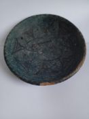 Western Asiatic Glazed Decorated Dish