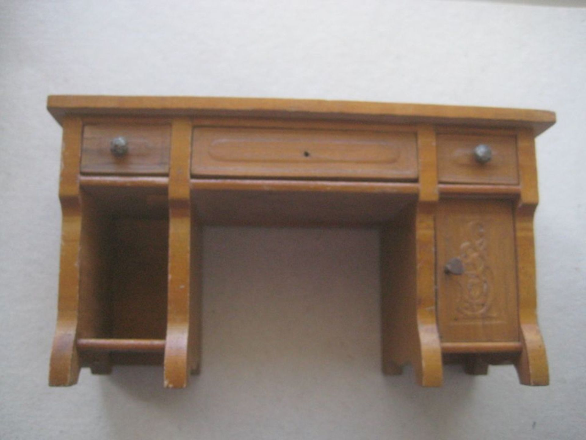 Vintage Dolls House Wooden Sideboard