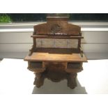 Vintage Dolls House Wooden Wash Stand