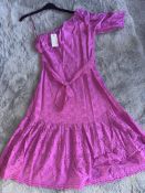 Resale Bundle | Joanna Hope One Shoulder Long Dress In Pink Size 14 RRP £590 | 10 Dresses