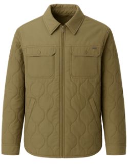 10 x Calvin Klein Jeans Men’s Lightweight Full Zip Quilted Jacket Olive - RRP £1150.00