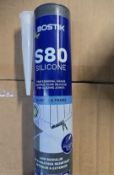 x133 Bostik S80 Silicone Glazing & Frame Clear 310ml