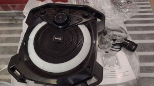 Rockjam Go Lightshow Bluetooth Rechargeable Karaoke Speaker RRP £64.99 (RS-A0167/1)