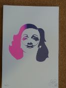 Pure Evil Unique Hand Pulled Marlene Dali ink Mixed As Printed COA Free Post Worldwide