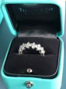 Tiffany Aria Diamond Eternity Ring Platinum - Fully Serviced By Tiffany
