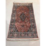 Very Fine Pure Silk Persian Rug- 6’ X 4’ Approx Genuine Quality Rug