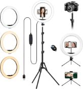 Ring Light With Tripod Stand With Phone/Camera Holder - Amazon £33.99