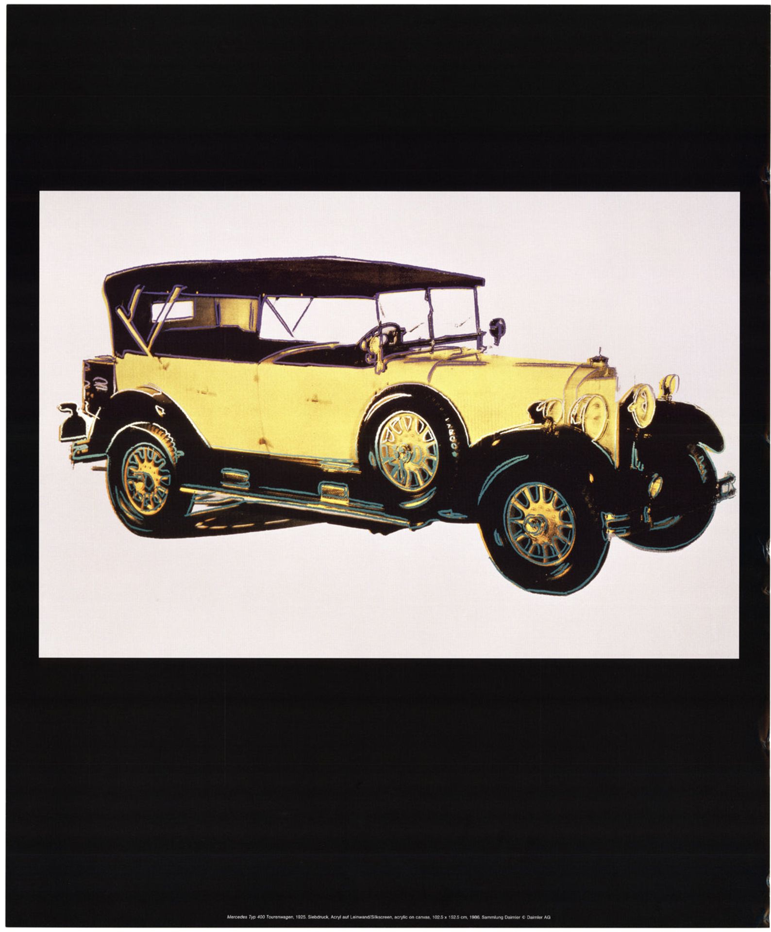 Two (2) Andy Warhol Mercedes Benz Series. Certificate of Provenace - Image 2 of 2