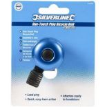 24 x Silverline 858804 One-Touch Ping Bike Bell 80dB