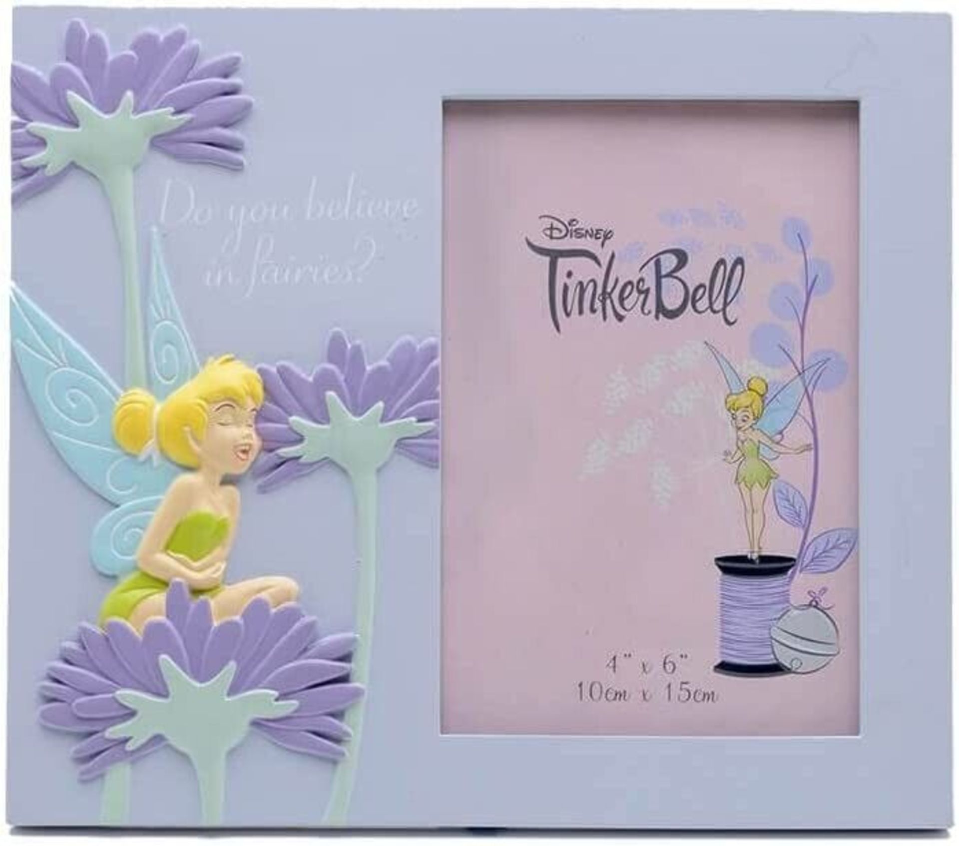 10 x Tinkerbell Resin Photo Frame 4 x 6" L4b