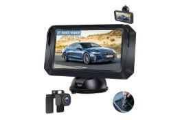 Reversing Camera Kit With 6 White LED Lights AHD 1080P RRP £45.25 Lb40