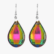 New! White Magic Colour Crystal Earrings