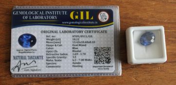 Natural Tanzanite Gemstone